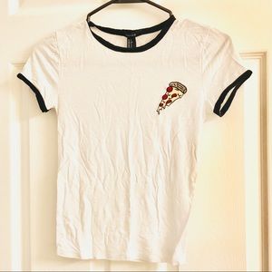 Cheesy Pizza Forever21 Tee